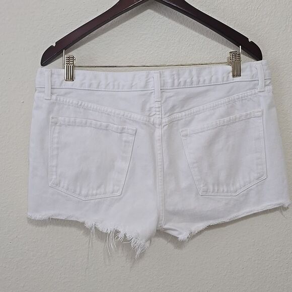 JBrand White Denim Cutoff Shorts 30 - Picture 1 of 8